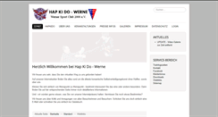 Desktop Screenshot of hapkido-werne.de