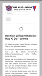Mobile Screenshot of hapkido-werne.de